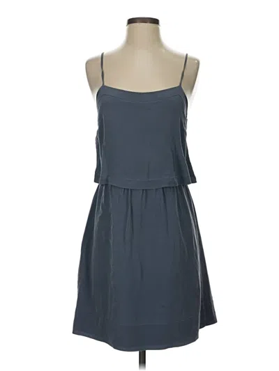 Pre-owned Madewell Casual Dress In Gray