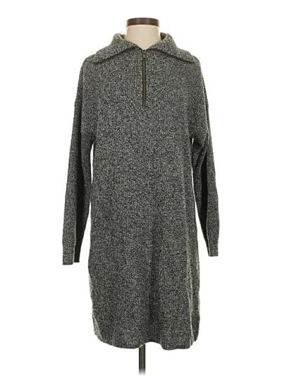 Pre-owned Madewell Casual Dress In Gray