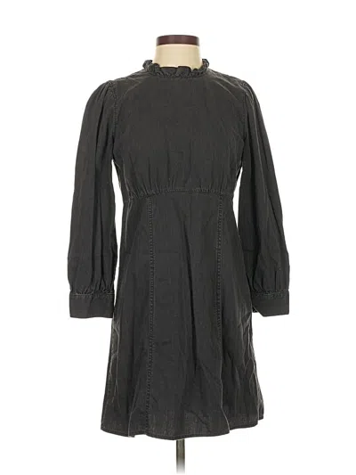 Pre-owned Madewell Casual Dress In Gray