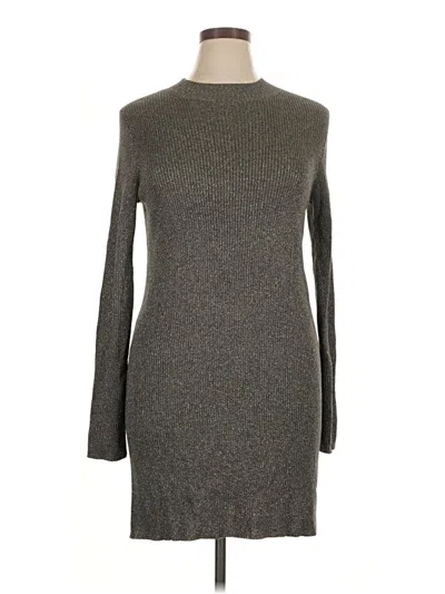 Pre-owned Madewell Casual Dress In Gray