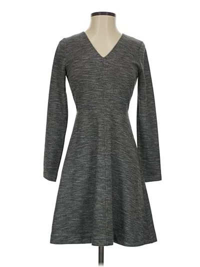 Pre-owned Madewell Casual Dress In Gray