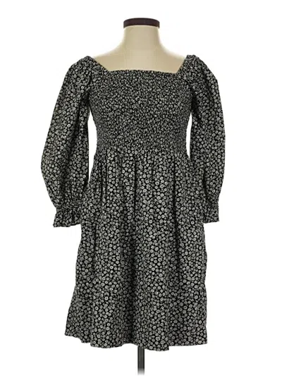 Pre-owned Madewell Casual Dress In Gray
