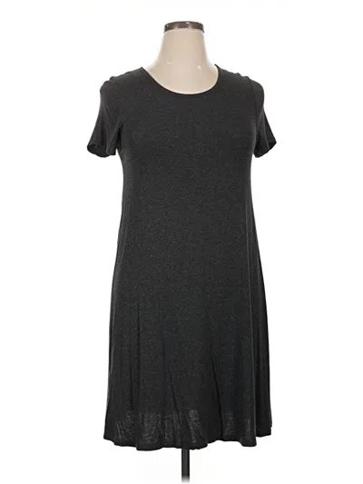 Pre-owned Madewell Casual Dress In Gray