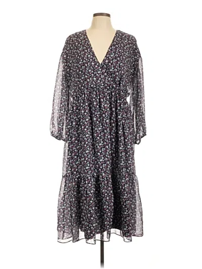 Pre-owned Madewell Casual Dress In Gray