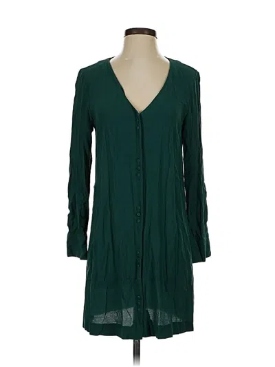 Pre-owned Madewell Casual Dress In Green
