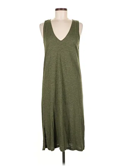 Pre-owned Madewell Casual Dress In Green