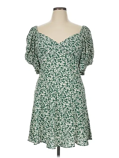 Pre-owned Madewell Casual Dress In Green