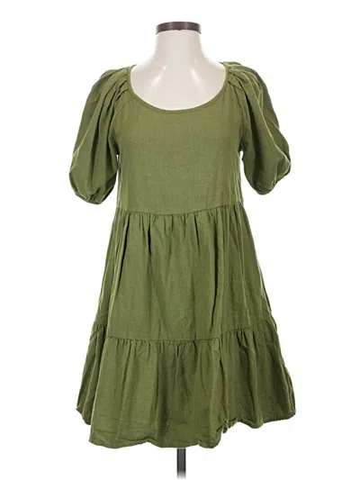 Pre-owned Madewell Casual Dress In Green