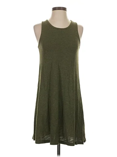 Pre-owned Madewell Casual Dress In Green