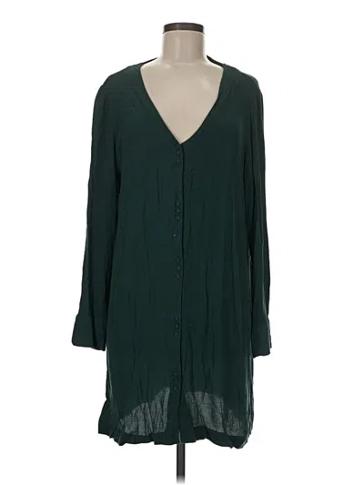 Pre-owned Madewell Casual Dress In Green