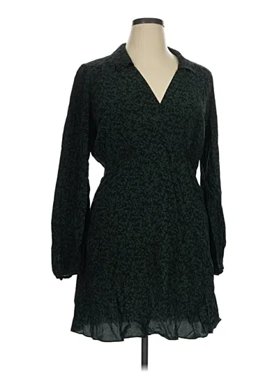 Pre-owned Madewell Casual Dress In Green
