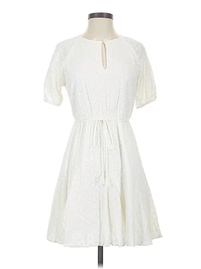Pre-owned Madewell Casual Dress In Ivory