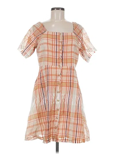 Pre-owned Madewell Casual Dress In Orange