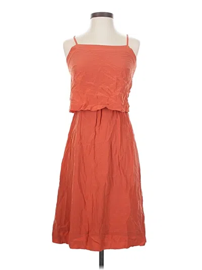 Madewell Casual Dress In Orange