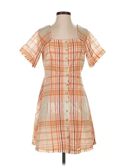 Madewell Casual Dress In Orange
