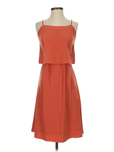 Pre-owned Madewell Casual Dress In Orange