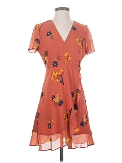 Pre-owned Madewell Casual Dress In Orange