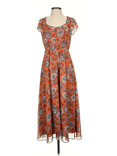 Pre-owned Madewell Casual Dress In Orange