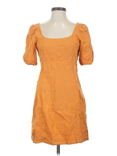 Pre-owned Madewell Casual Dress In Orange