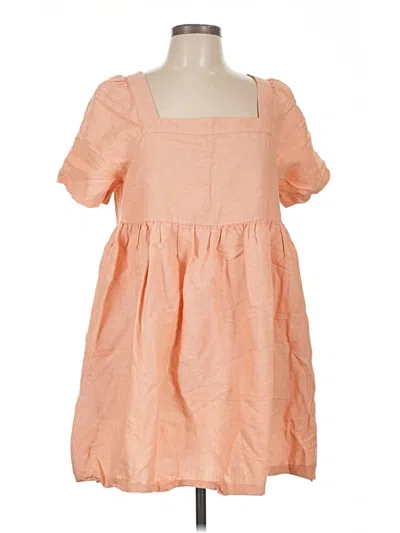 Pre-owned Madewell Casual Dress In Orange