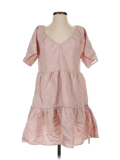 Pre-owned Madewell Casual Dress In Pink