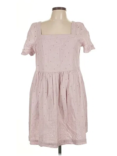 Pre-owned Madewell Casual Dress In Pink