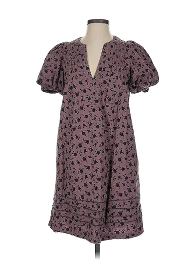 Pre-owned Madewell Casual Dress In Purple