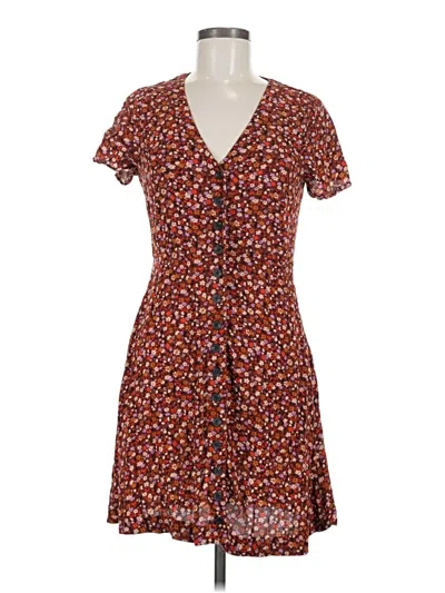 Pre-owned Madewell Casual Dress In Red