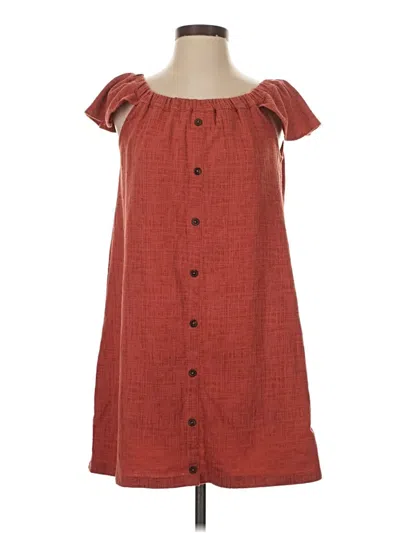 Pre-owned Madewell Casual Dress In Red