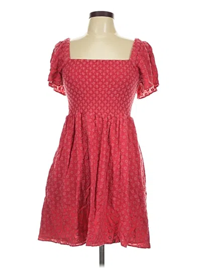 Pre-owned Madewell Casual Dress In Red
