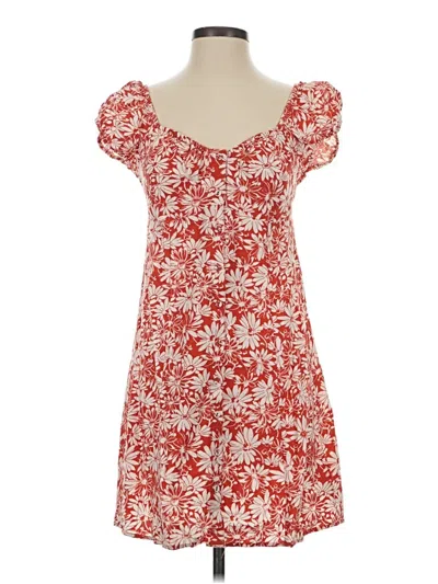 Pre-owned Madewell Casual Dress In Red