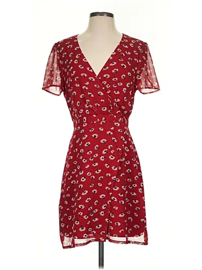 Pre-owned Madewell Casual Dress In Red