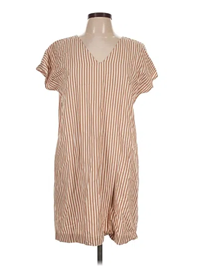 Pre-owned Madewell Casual Dress In Tan