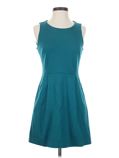 Pre-owned Madewell Casual Dress In Teal