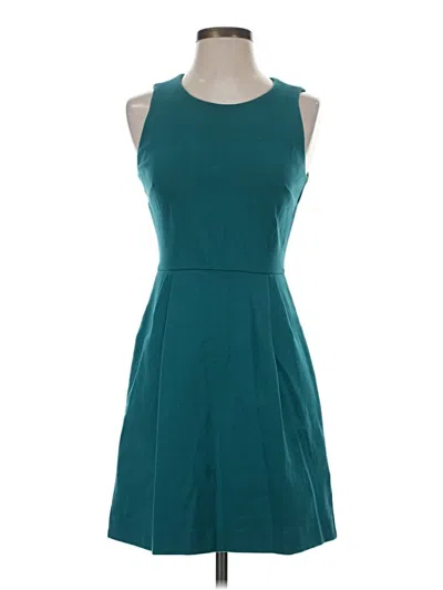 Pre-owned Madewell Casual Dress In Teal