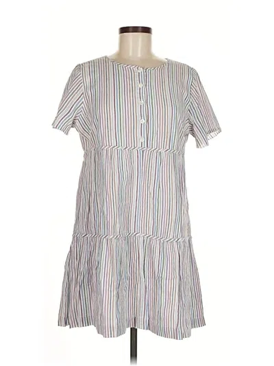 Pre-owned Madewell Casual Dress In White