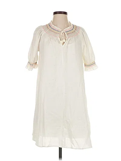 Pre-owned Madewell Casual Dress In White