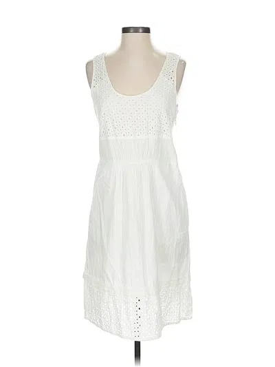 Pre-owned Madewell Casual Dress In White