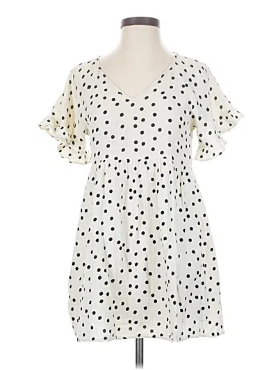 Pre-owned Madewell Casual Dress In White