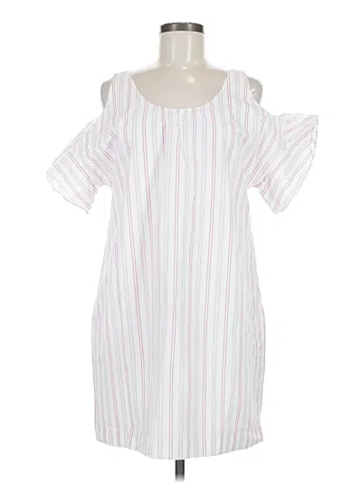 Pre-owned Madewell Casual Dress In White