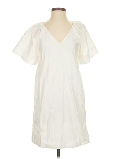 Pre-owned Madewell Casual Dress In White