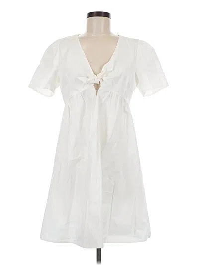 Pre-owned Madewell Casual Dress In White