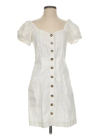 Pre-owned Madewell Casual Dress In White