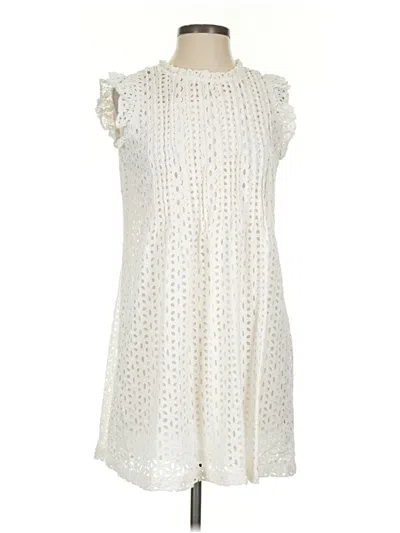 Pre-owned Madewell Casual Dress In White