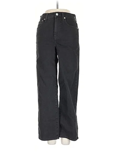 Pre-owned Madewell Casual Pants In Black