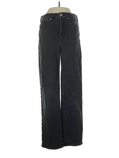 Pre-owned Madewell Casual Pants In Black