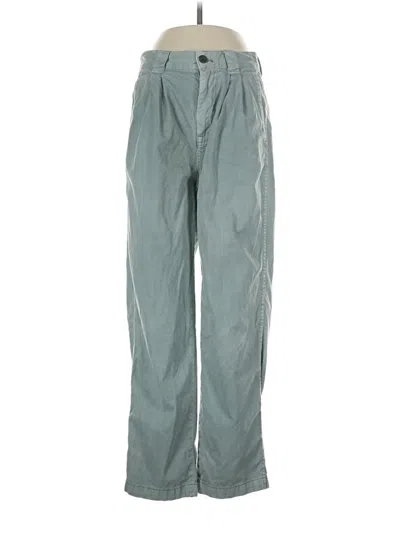 Pre-owned Madewell Casual Pants In Blue