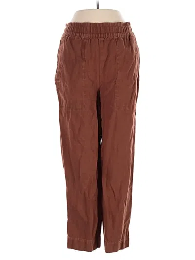 Pre-owned Madewell Casual Pants In Brown