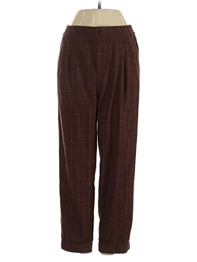 Pre-owned Madewell Casual Pants In Brown