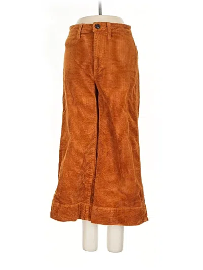 Pre-owned Madewell Casual Pants In Brown
